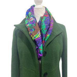 Oscar de la Renta Christmas Square Scarf